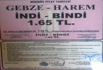 İki farklı indi binci ücreti