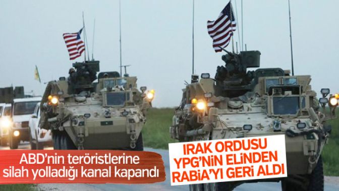 Irak ordusu Rabia Sınır Kapısında kontrolü sağladı