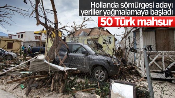 Irma Kasırgasında 50 Türk mahsur kaldı