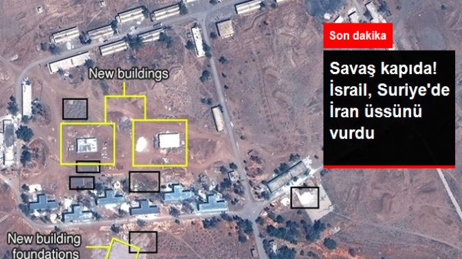 İsrail, Suriyede İranın Üssünü Vurdu! Füzeyle Karşılık Verdiler