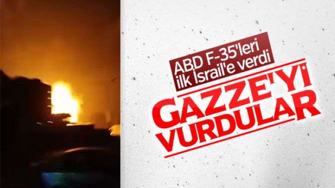 İsrailin Gazzeyi vurduğu görüntüleri ortaya çıktı