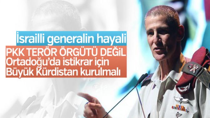 İsrailli general Golandan PKK açıklaması