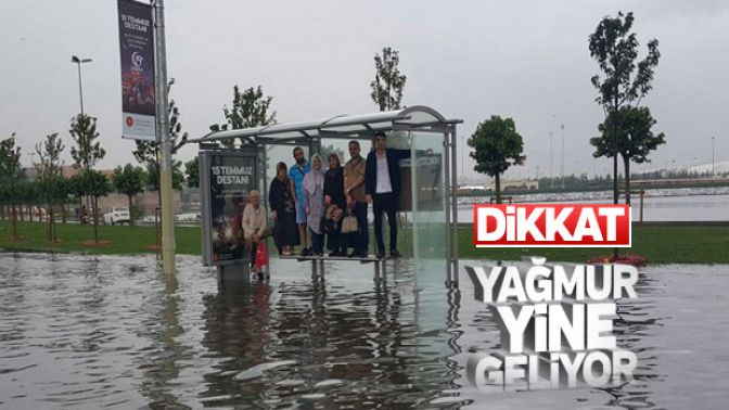 İstanbulda şiddetli yağmur bekleniyor