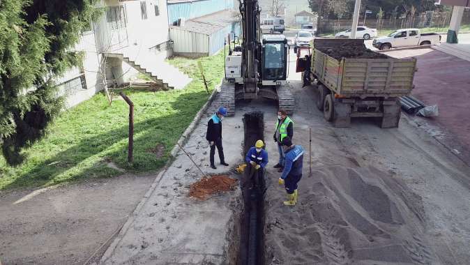 İSU, Başiskele Selahattin Eyyübi Caddesi’nde çalışmalarını tamamladı