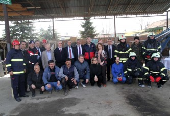 Sanayide Araç Yangını Tatbikatı