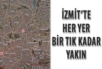 İzmit’te her yer bir tık kadar yakın