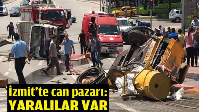 İzmitte can pazarı: Yaralılar var