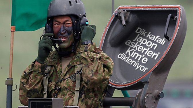 Japon savunma birlikleri Kim Jong-Un tehdidine hazırlıklı