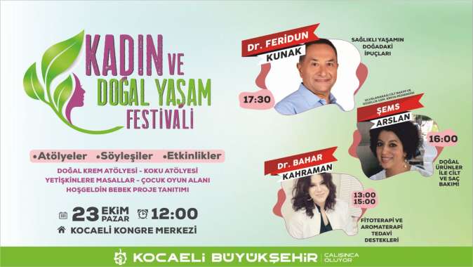 Kadın ve Doğal Yaşam Festivali başlıyor