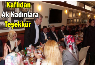 Kaflıdan Ak Kadınlara Teşekkür