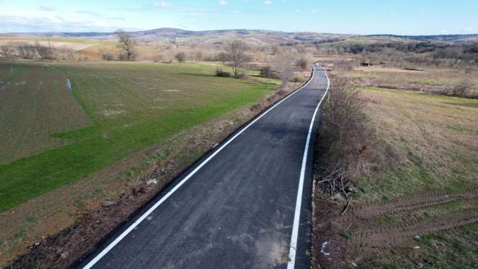 Kandıra Akçakese-Boşnaklar yolunda üstyapı tamam