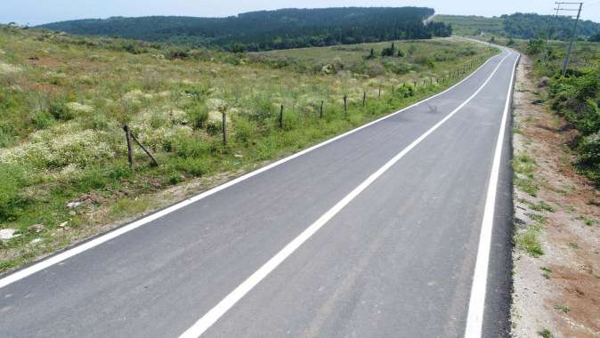 Kandıra’nın 11 köyüne 18 km yol yapımı