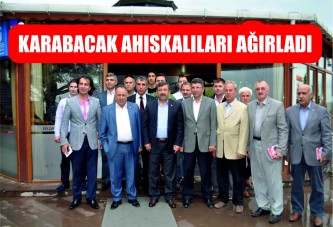 KARABACAK AHISKALILARI AĞIRLADI