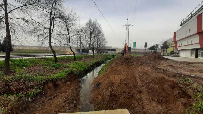 Kartepe Uzunçiftlik Kule Deresi ıslah ediliyor