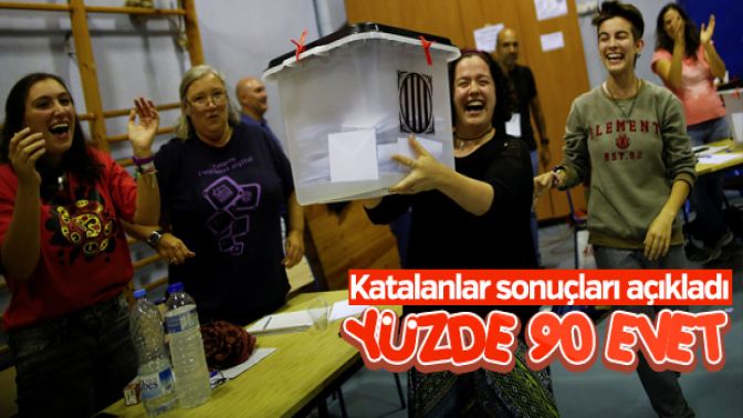 Katalonyada referandum sonuçları