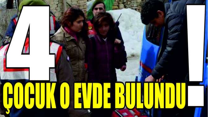 Kayıp çocuklar köyde saklanırken bulundu