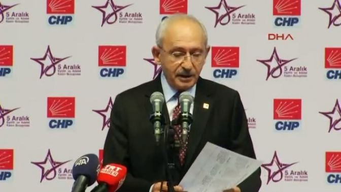 Kemal Kılıçdaroğlu CHP Kadın Buluşmasında