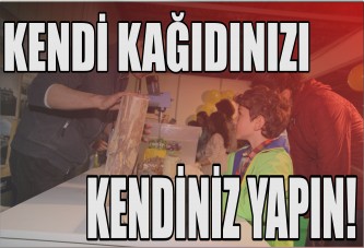 Kendi kâğıdınızı kendiniz yapın