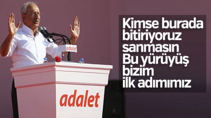 Kılıçdaroğlunun Maltepedeki konuşması