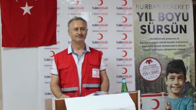 Kızılay kurban etlerini ihtiyaç sahiplerine ulaştıracak