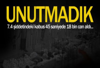 Kocaeli 17 Agustos'u unutmadı!