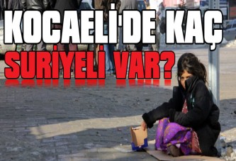 Kocaeli'de 15 bin Suriyeli yaşıyor