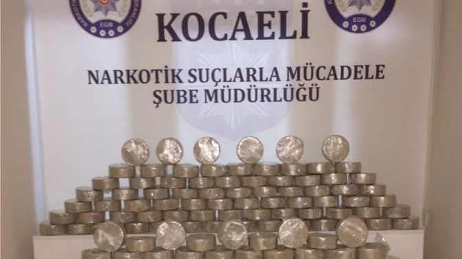 Kocaelide 163 kilo 942 gram eroin ele geçirildi