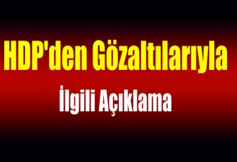 Kocaeli'de gözaltılar bilgilendirme açıklaması