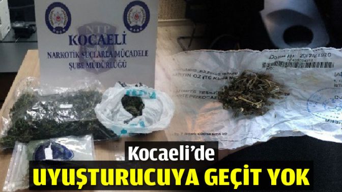 Kocaelide kilolarca eroin ele geçirildi!