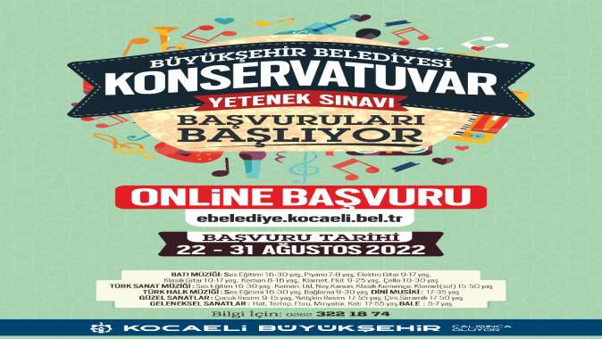 Konservatuvar Yetenek Sınavları’na başvurular başlıyor