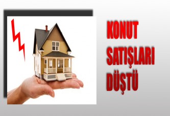 Konut satışları düştü