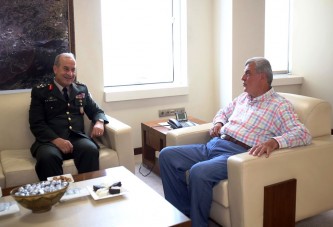 KORGENERAL DAYSAL'DAN, BAŞKAN KARAOSMANOĞLU'NA VEDA