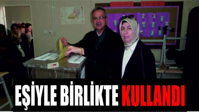 Köşker oyunu eşiyle birlikte kullandı