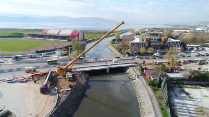 Kumla Deresi İlave Yol ve Köprü Çalışması Hız Kesmiyor