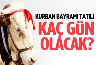 Kurban Bayramı ne zaman, kaç gün olacak?