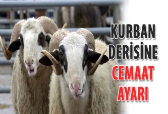 Kurban derisine cemaat ayarı