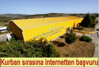 Kurban sırasına internetten başvuru