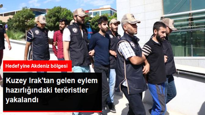 Kuzey Iraktan Gelen Bombalı Eylem Hazırlığındaki Teröristler Mersinde Yakalandı