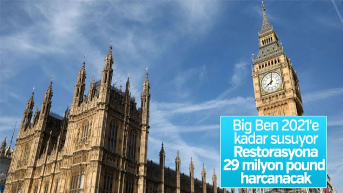 Londranın simgesi Big Ben restore ediliyor