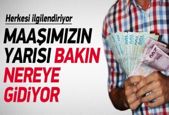 Maaşımızın yarısı bakın nereye gidiyor!