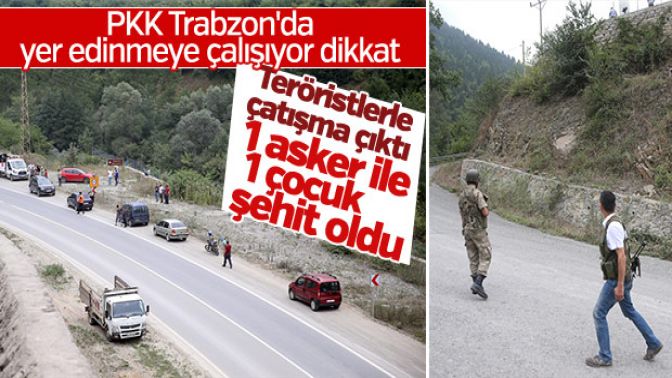 Maçkada terör operasyonu: 2 şehit