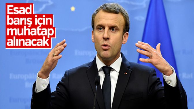 Macron: Esad halkı önünde hesap vermeli