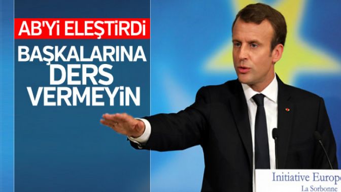 Macron: Herkesle konuşmalıyız