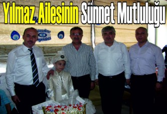 Mehmet Yılmaz'ın sünnet mutluluğu