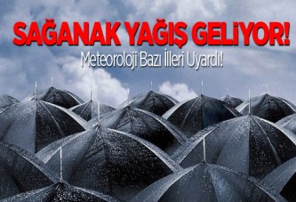 Meteoroloji uyardı: Şiddetli yağış bekleniyor