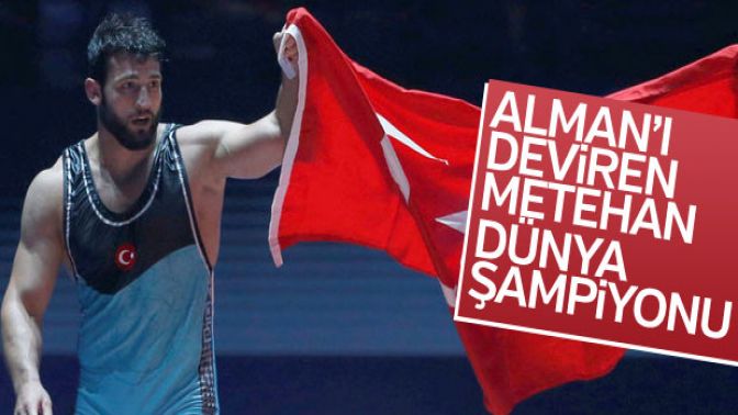 Milli güreşçi Metehan Başar Dünya Şampiyonu