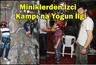 Miniklerden İzci Kampı’na yoğun ilgi