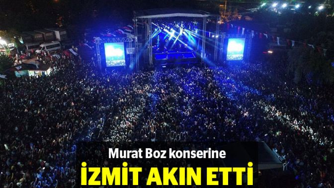 Murat Boz konserine İzmit akın etti