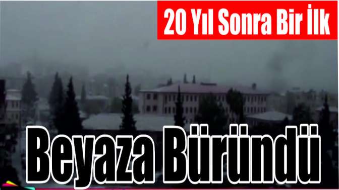 Mutta 20 yıl sonra ilk kez kar yağdı