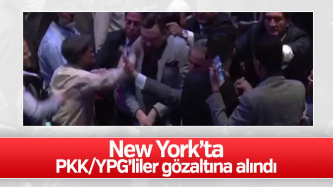 New Yorkta provokasyoncu 4 PKK/YPGli gözaltına alındı